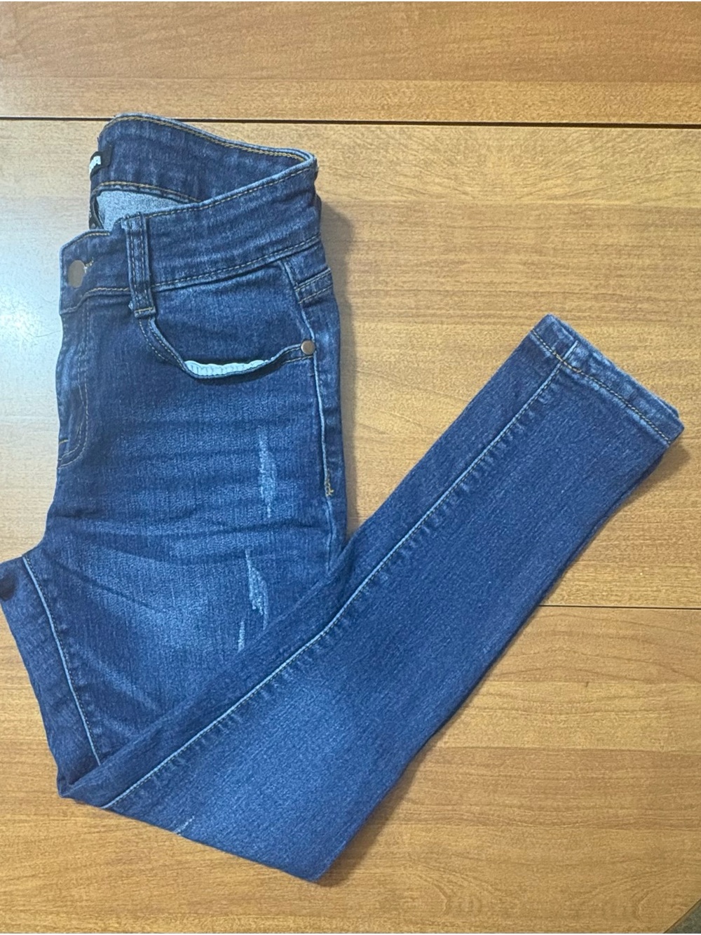 Fashion Nova Women's Dark Blue Skinny Jeans - Stretch Denim